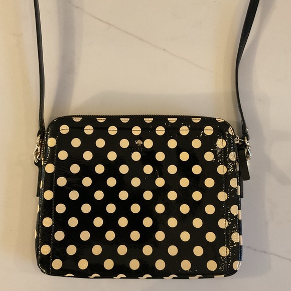 Black and Cream Kate Spade IPad Envelope Bag - Picture 1 of 7